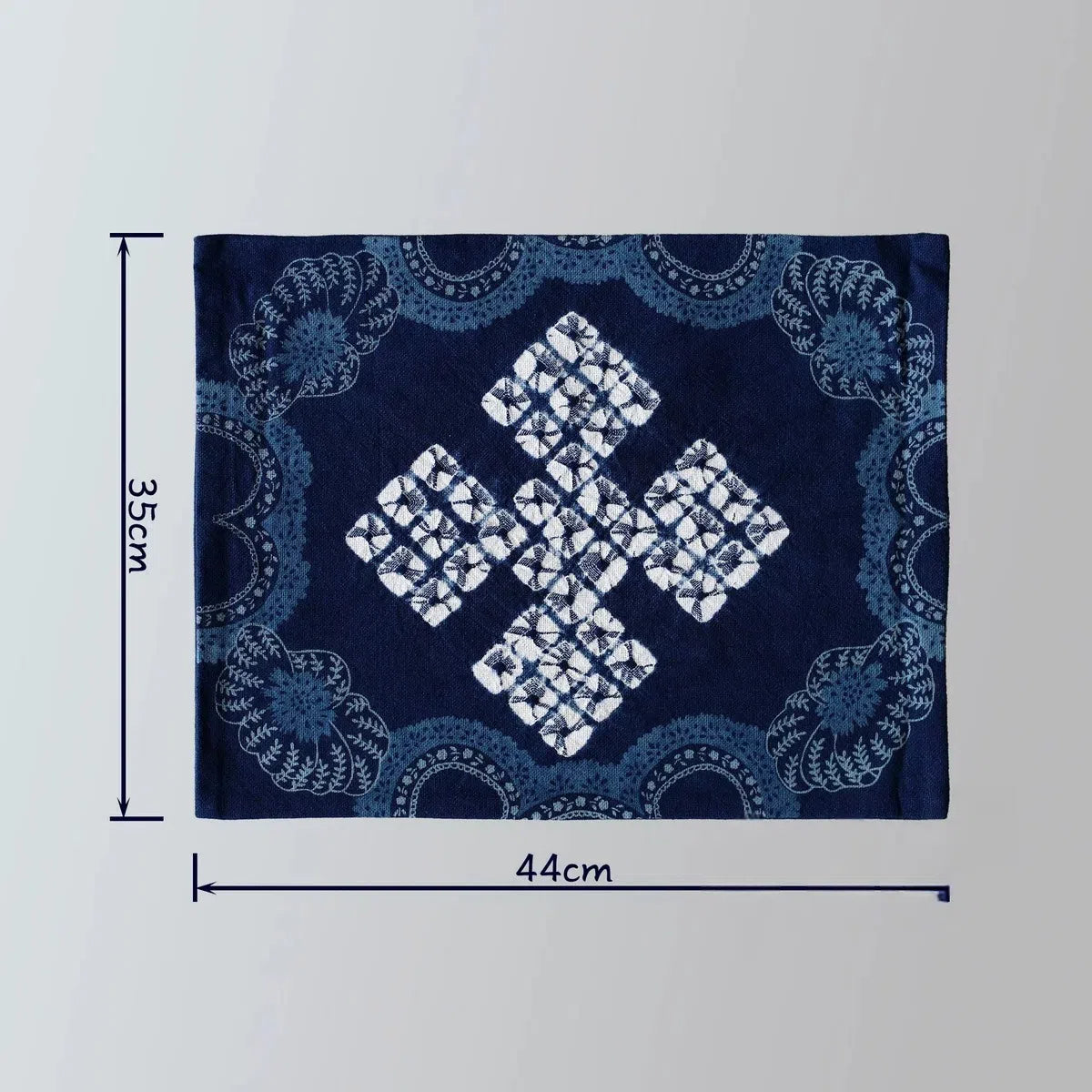 Handmade Square Tie-Dye Teapot Mat