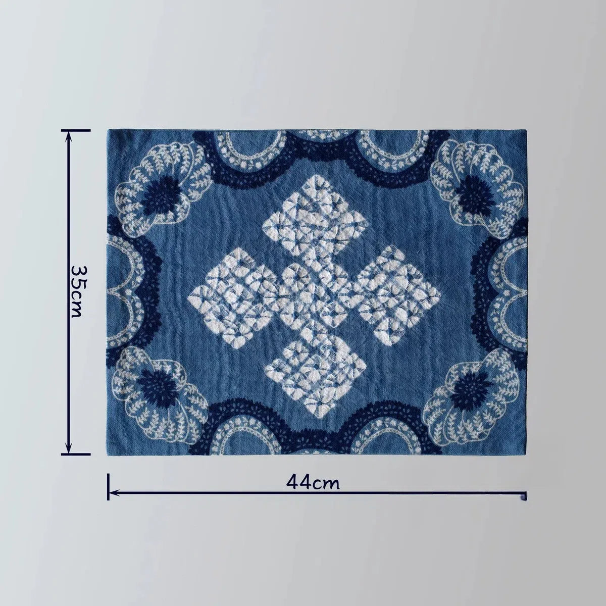 Handmade Square Tie-Dye Teapot Mat