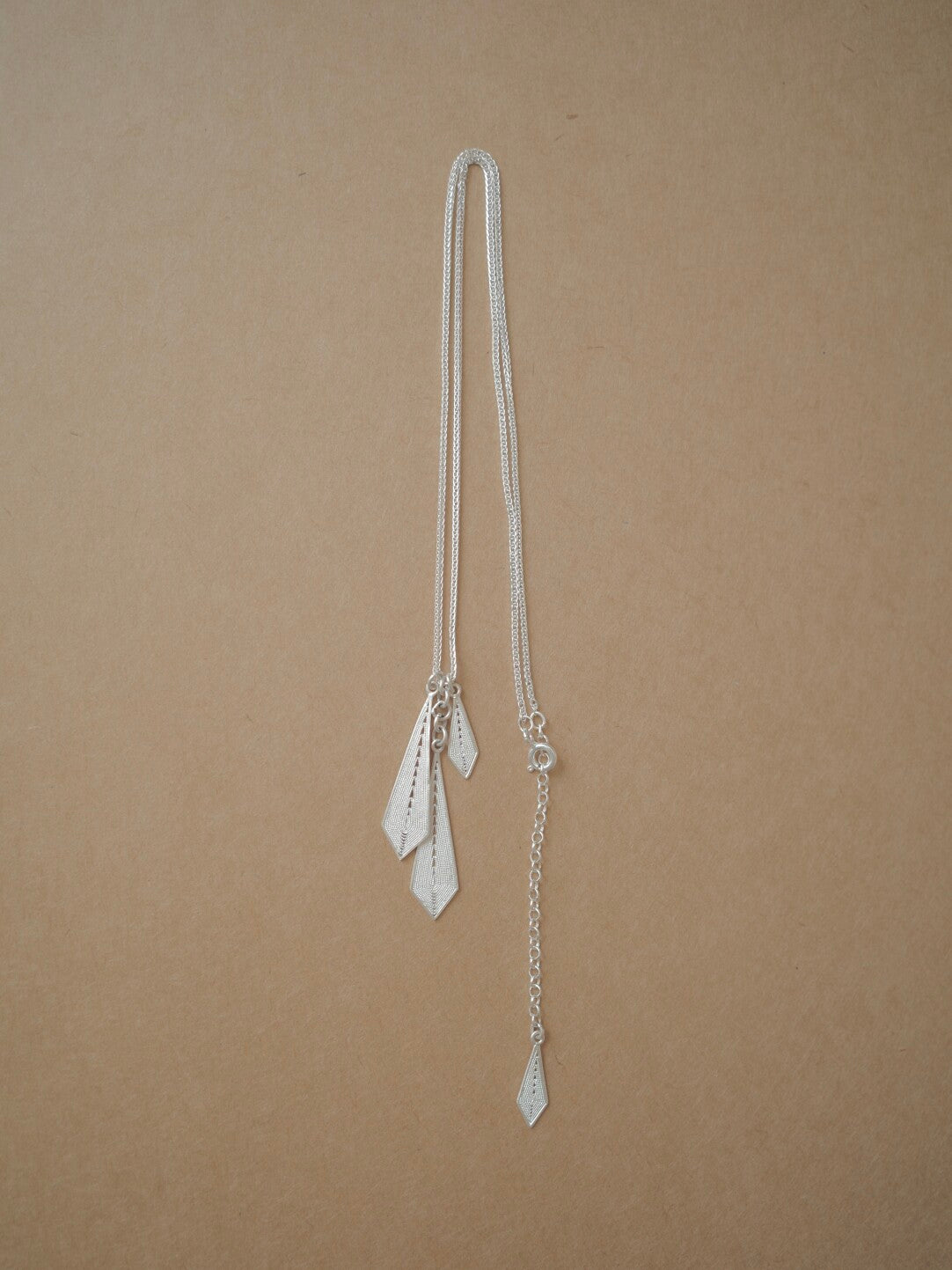 Handcrafted Miao Filigree Silver Necklace – “Silver Drape”