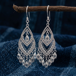 Indigo Chandelier Earrings