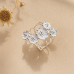 Five Blossom Kinetic Ring
