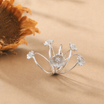 Five Blossom Kinetic Ring