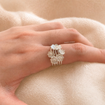 Five Blossom Kinetic Ring