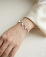 Peach Blossom Filigree Bracelet