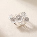 Five Blossom Kinetic Ring
