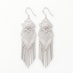 Indigo Cascade Fringe Earrings