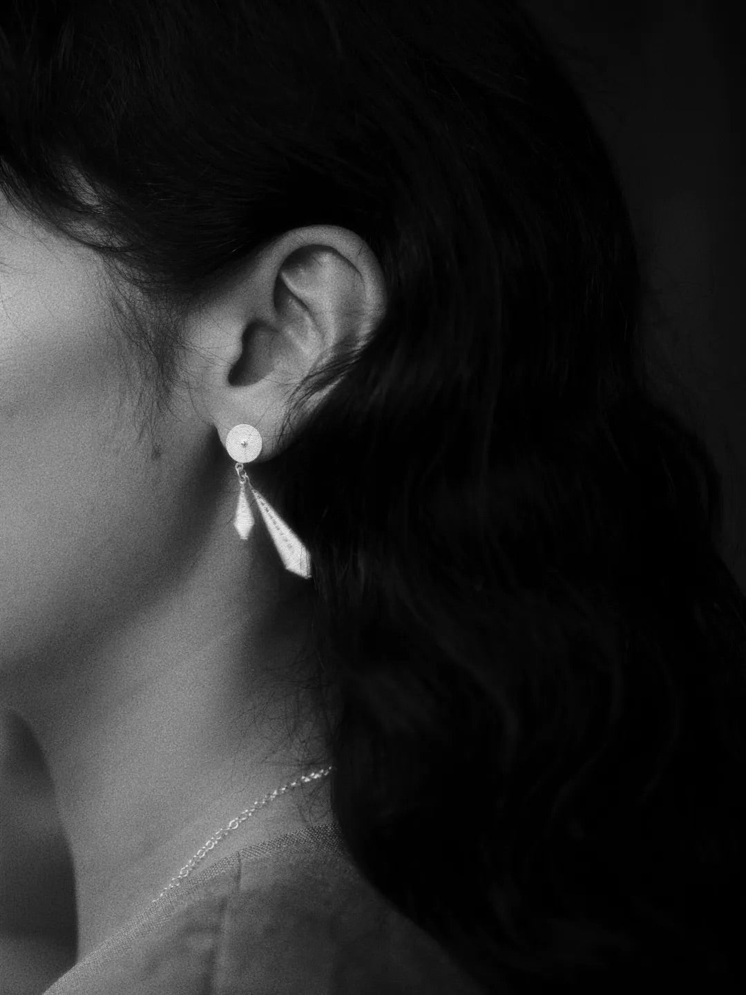 Necktie Stud Earrings