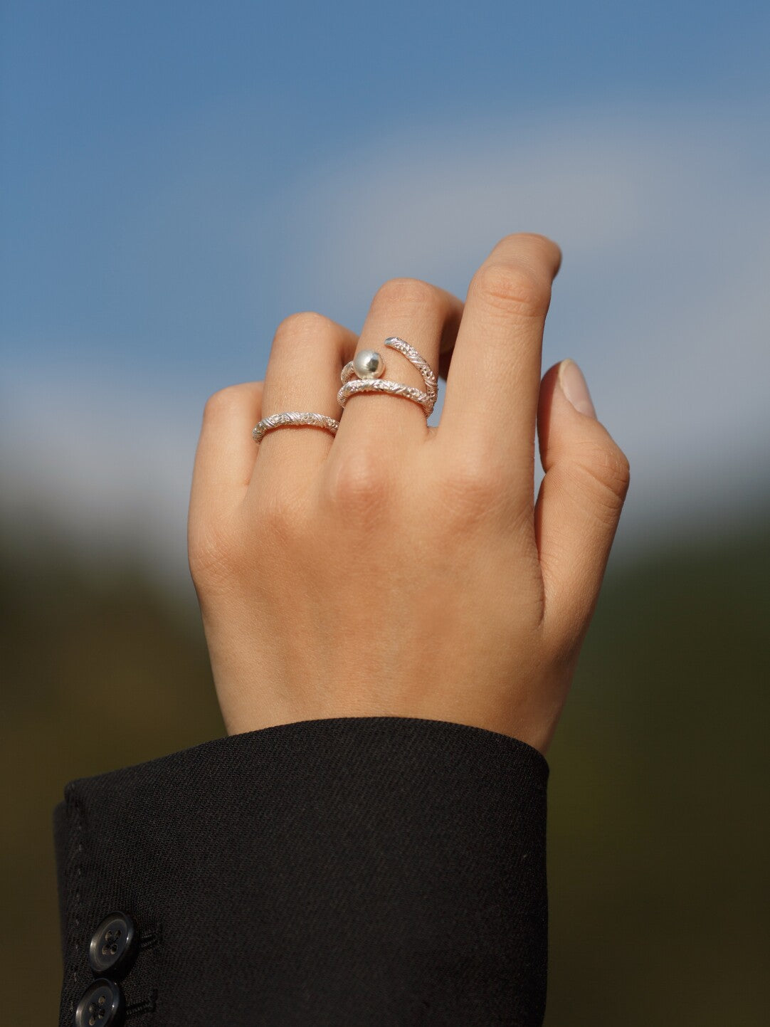 Wrap Open Ring from Atelier Azuree Quan Series