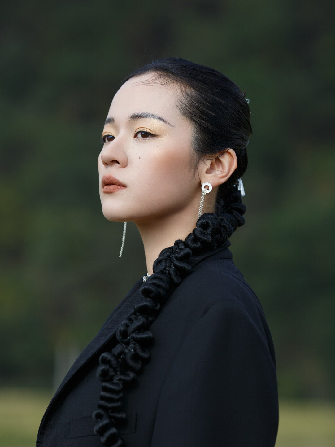 Layer Stud Earrings from Atelier Azuree Quan Series