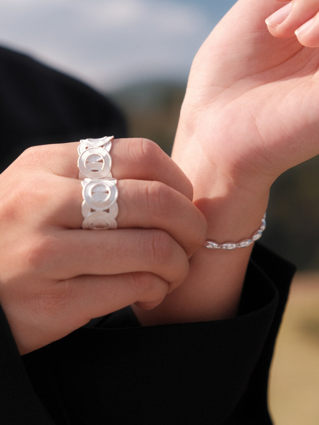 Layer Open Ring from Atelier Azuree Quan Series