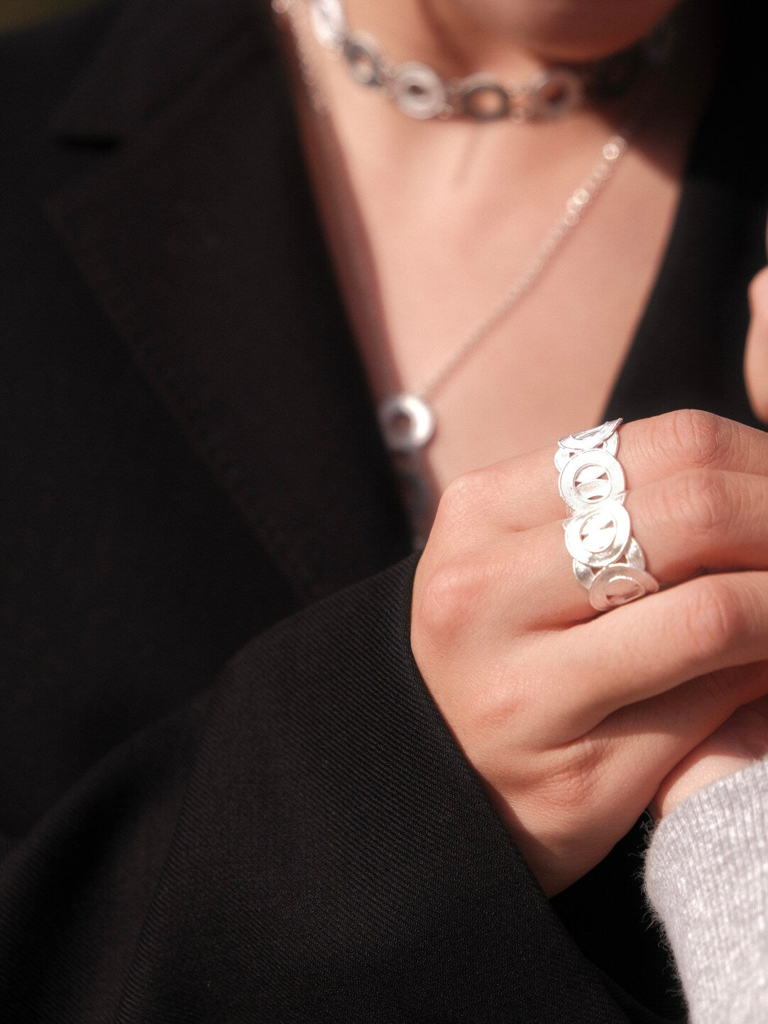 Layer Open Ring from Atelier Azuree Quan Series