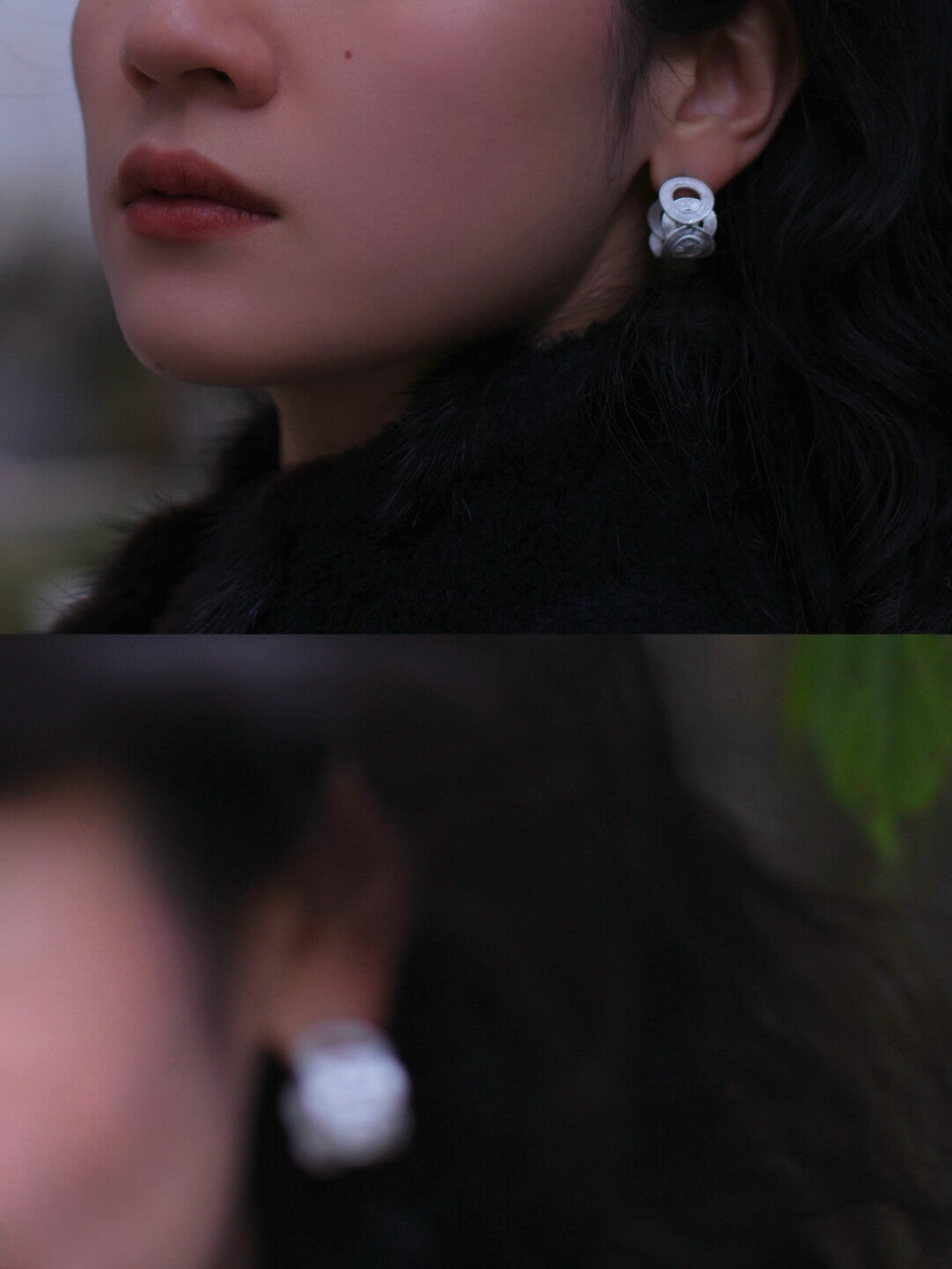 Layer Hoop Earrings from Atelier Azuree Quan Series