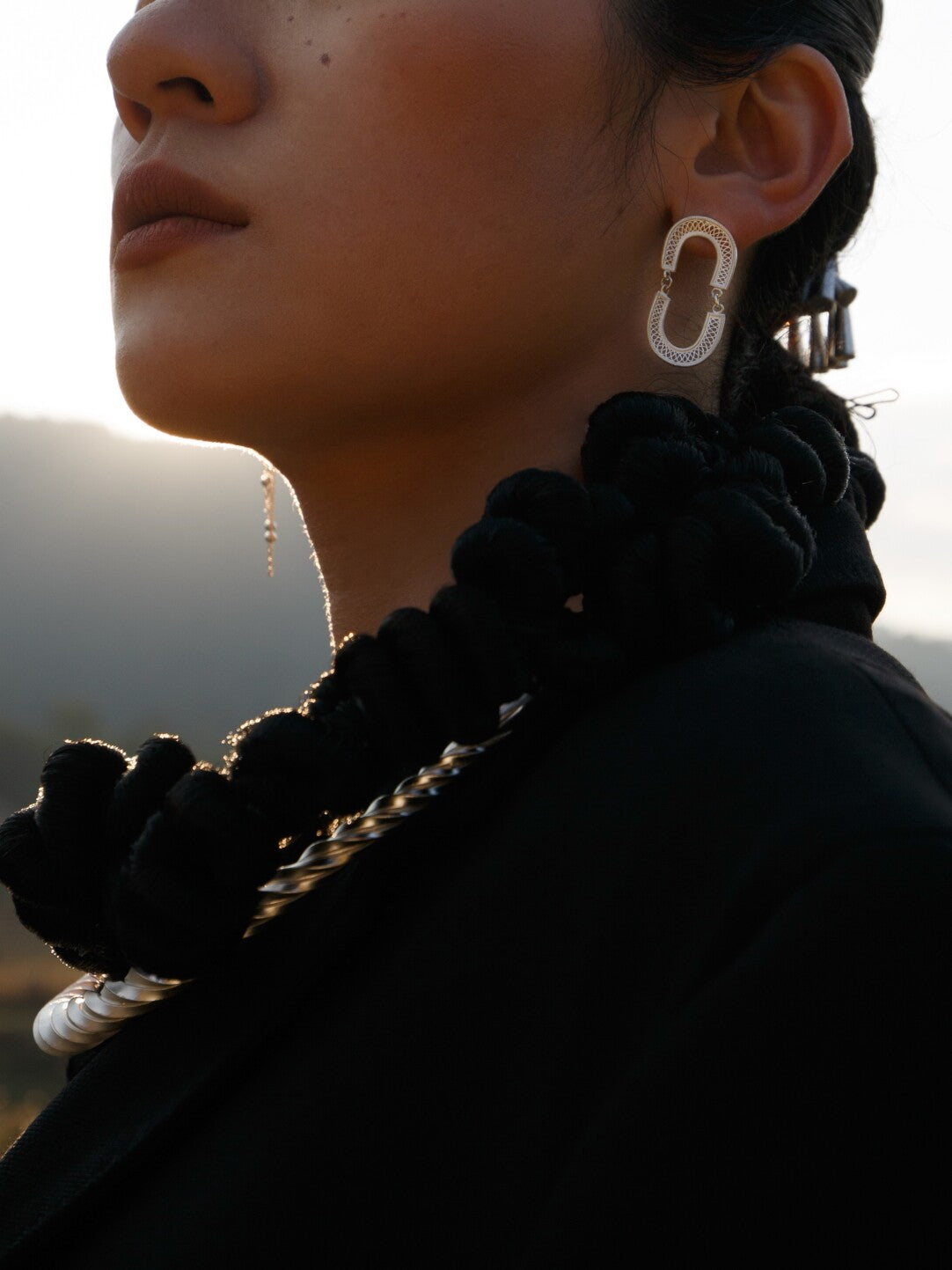 Zero Stud Earrings from Atelier Azuree Quan Series