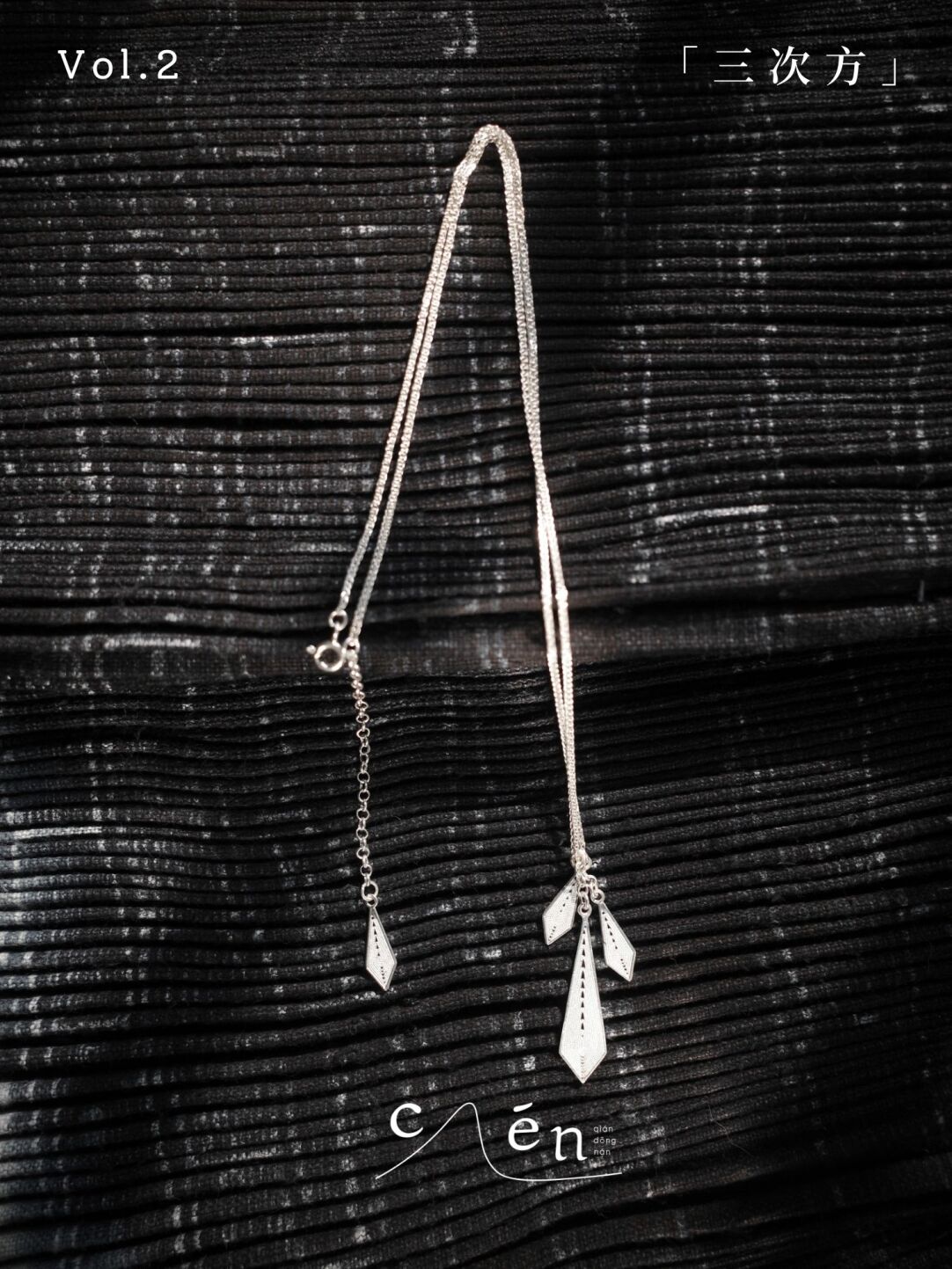 Necktie Stud Earrings from Atelier Azurée 2025 Collection