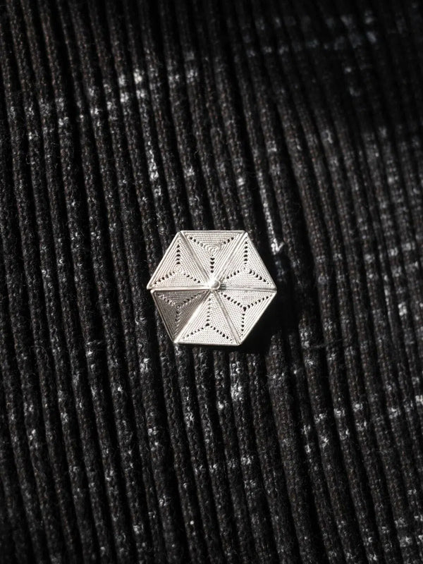 Snowflake Stud Earrings from Atelier Azurée 2025 Collection