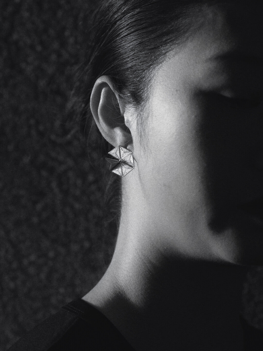 Snowflake Stud Earrings from Atelier Azurée 2025 Collection