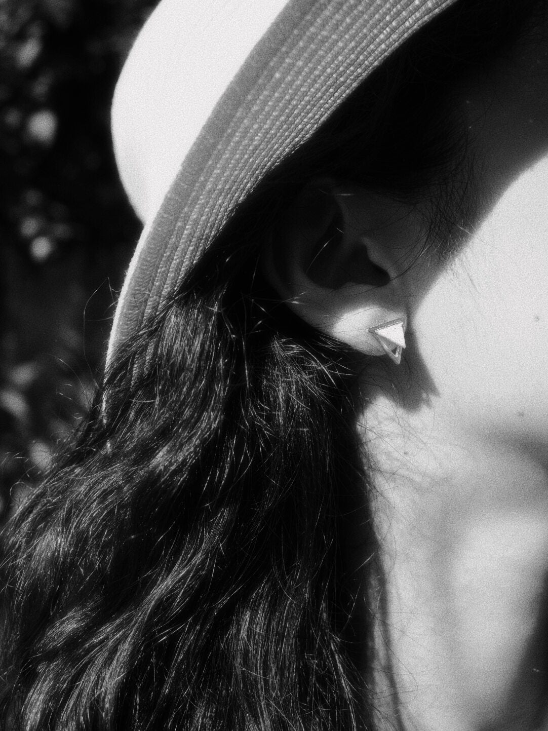 Handcrafted Miao Filigree Silver Earrings – “Window Fold”