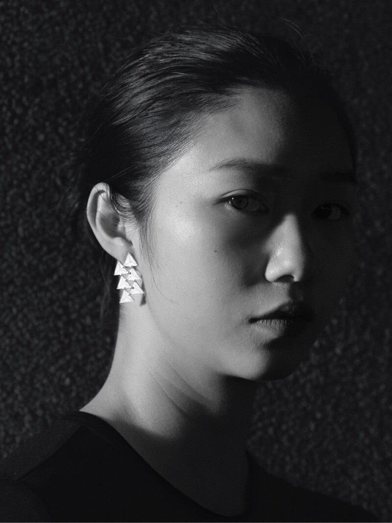 Handcrafted Miao Filigree Silver Earrings – “Arrow”