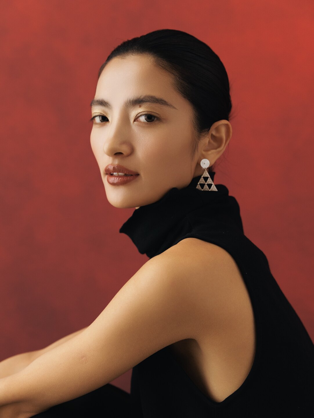 Handcrafted Miao Filigree Silver Earrings – “Homage to Kandinsky”