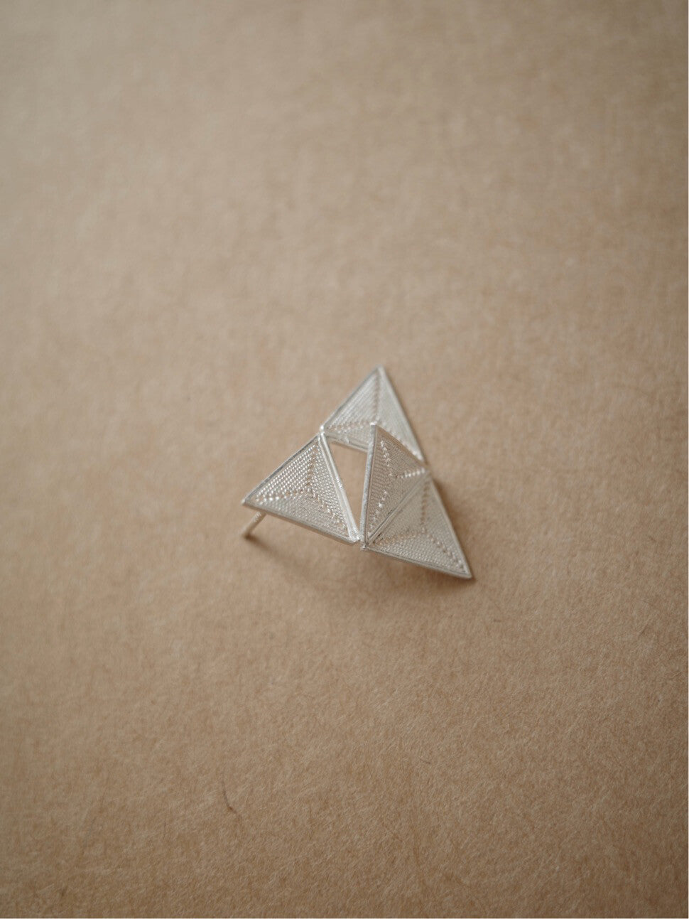 Triangle Stud Earrings from Atelier Azurée 2025 Collection