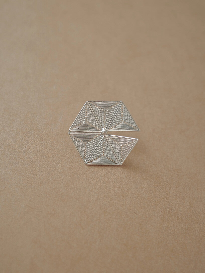 Snowflake Stud Earrings from Atelier Azurée 2025 Collection