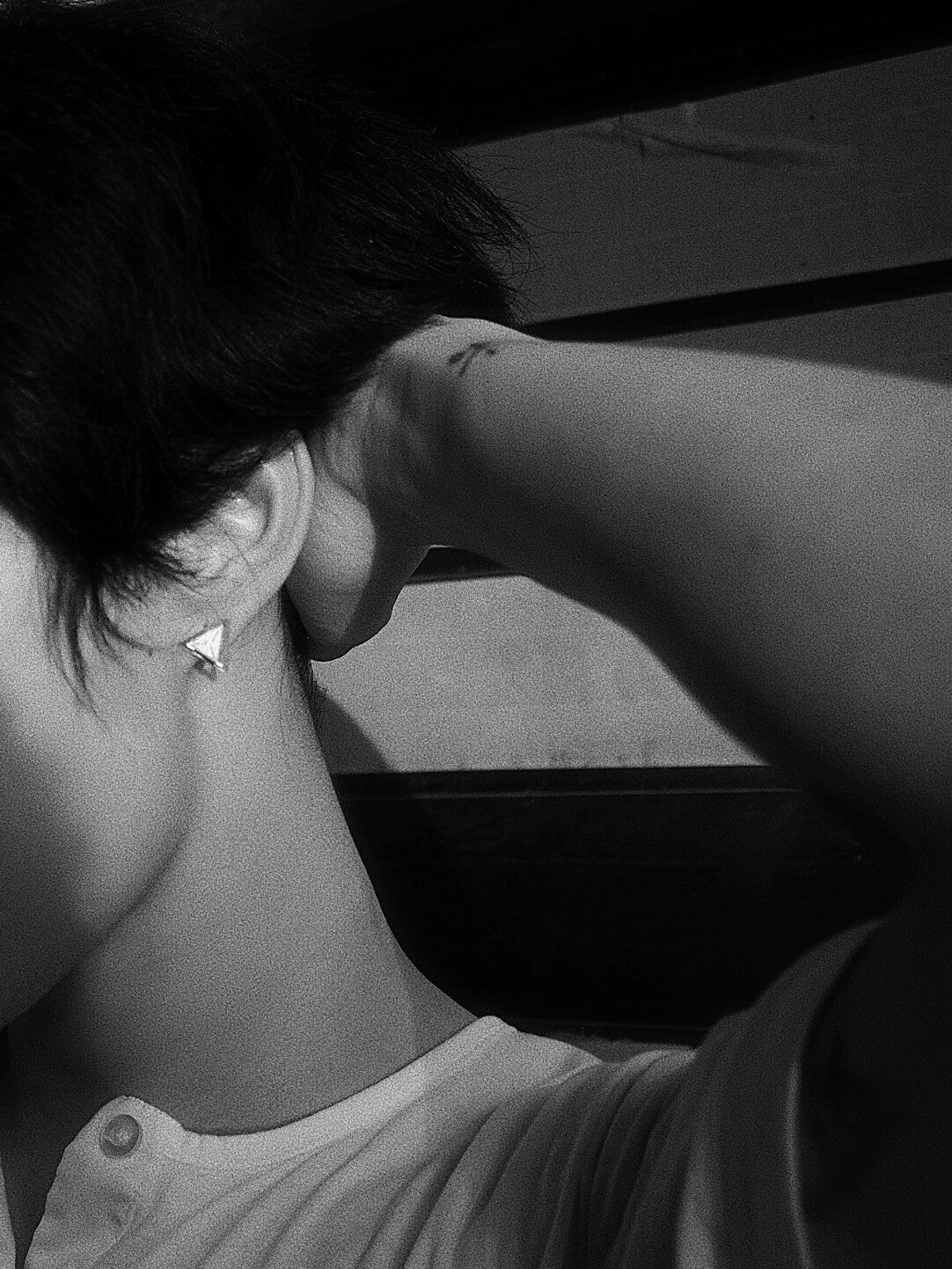Handcrafted Miao Filigree Silver Earrings – “Window Fold”