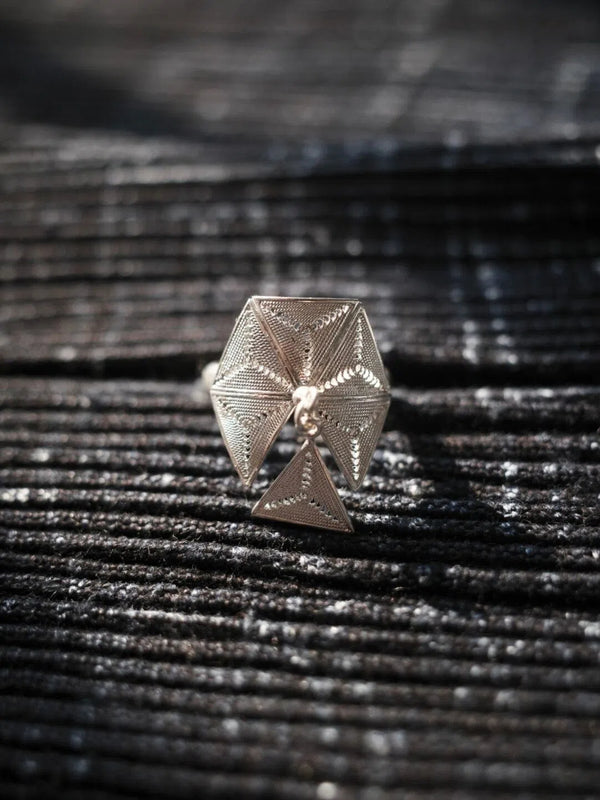 Snowflake Open Ring from Atelier Azurée 2025 Collection