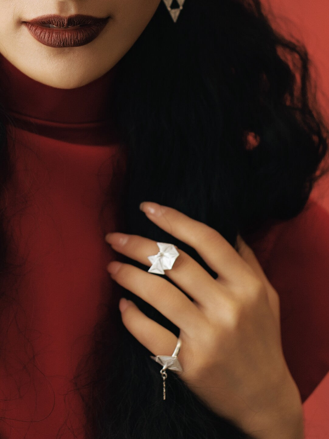 Snowflake Open Ring from Atelier Azurée 2025 Collection