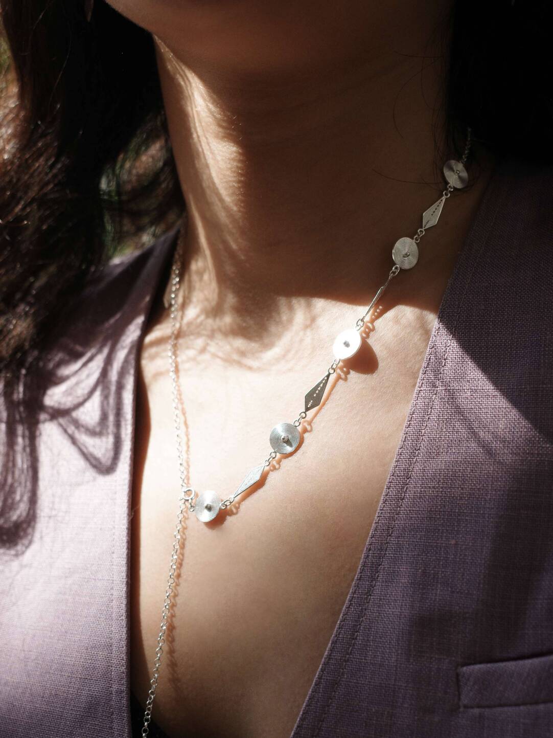 Morse Code Convertible Chain from Atelier Azurée 2025 Collection