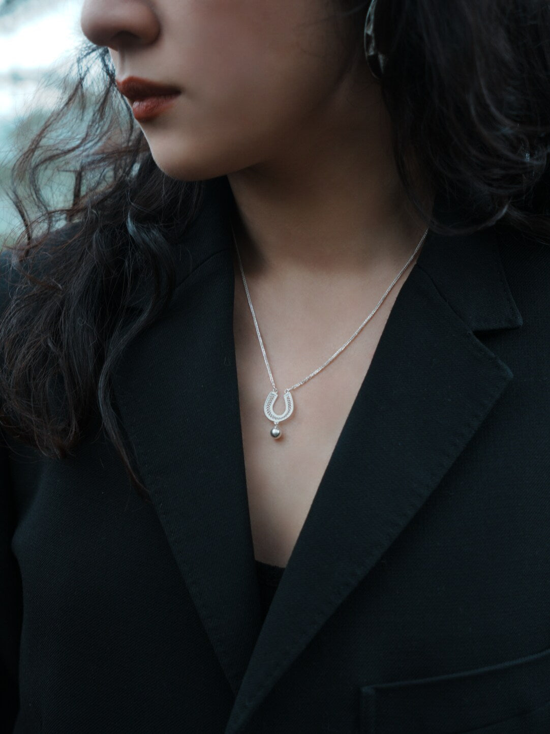 U Necklace from Atelier Azuree Quan Series