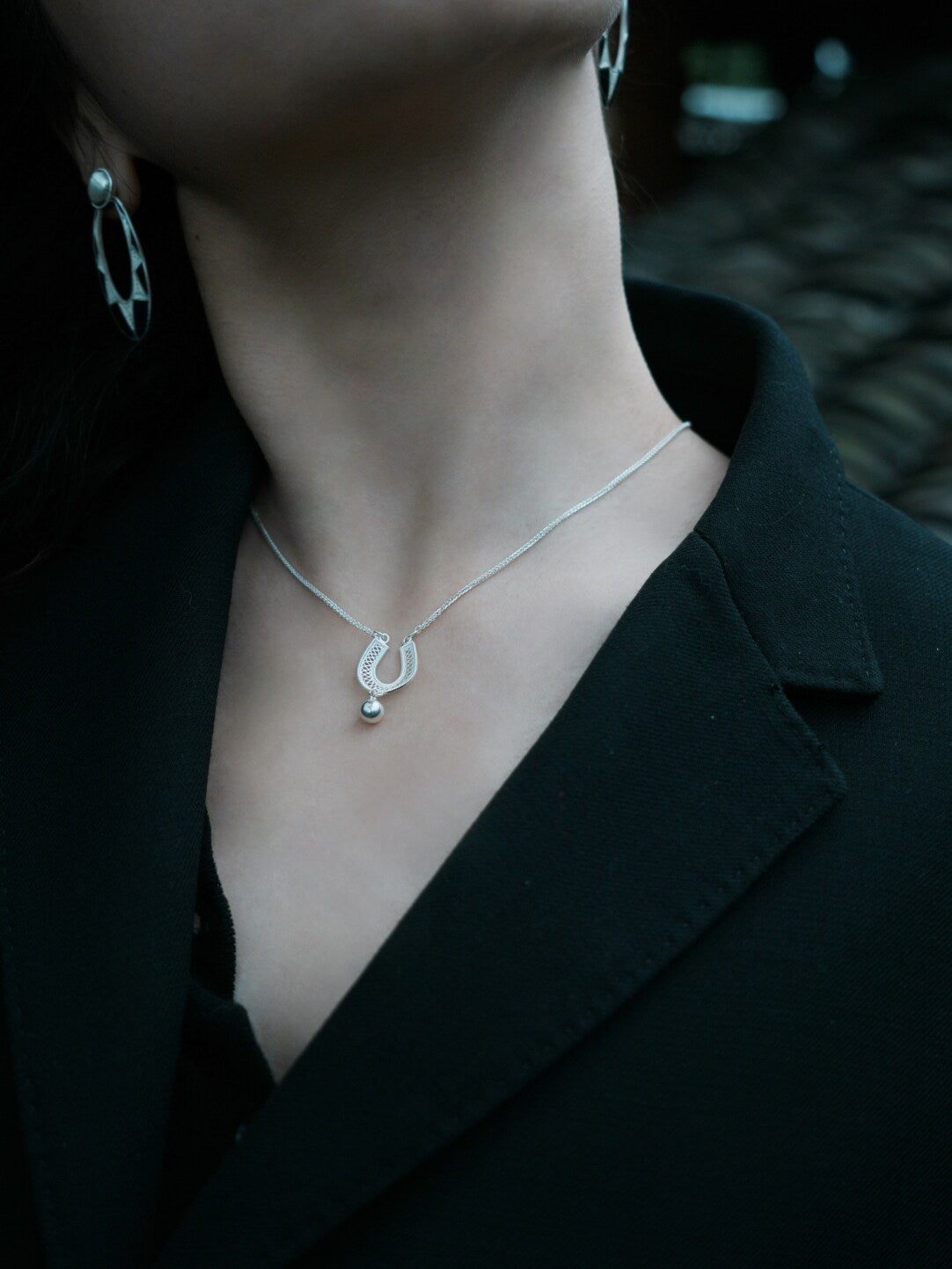U Necklace from Atelier Azuree Quan Series